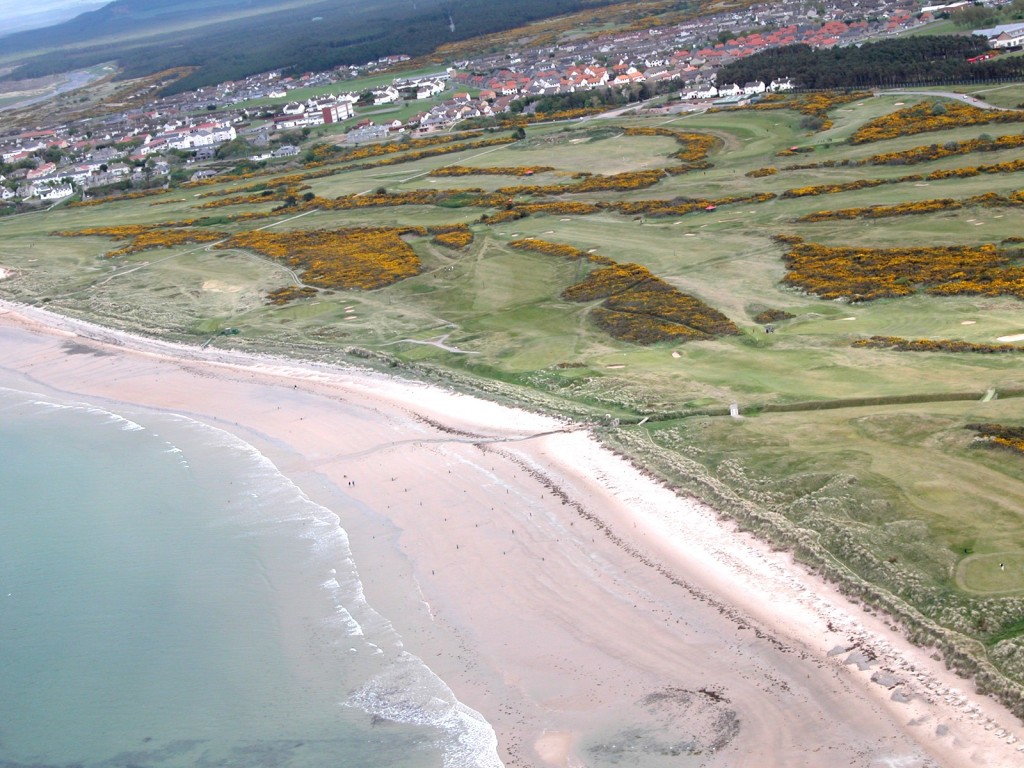 Moray Golf Club from the Air